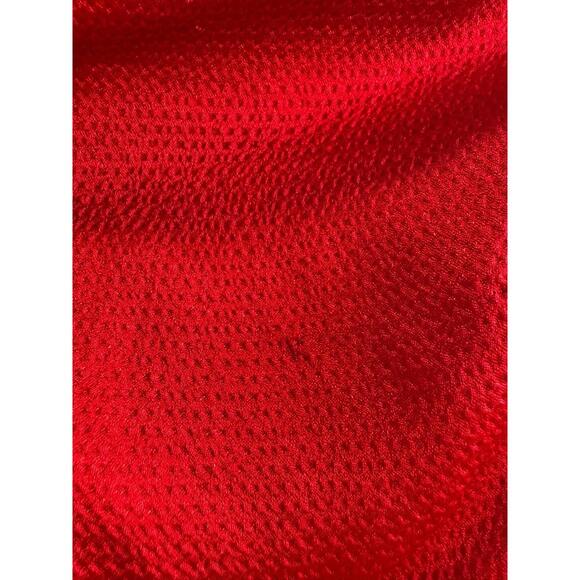 ML Monique Lhuillier Red One Shoulder Satin Gown Size 2 Good Condition ex-RTR - Picture 6 of 6